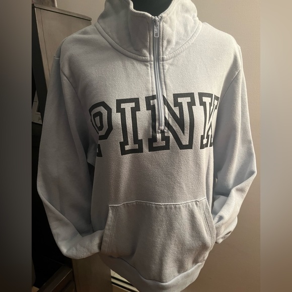 PINK 1/2 zip up sweater - Picture 1 of 4